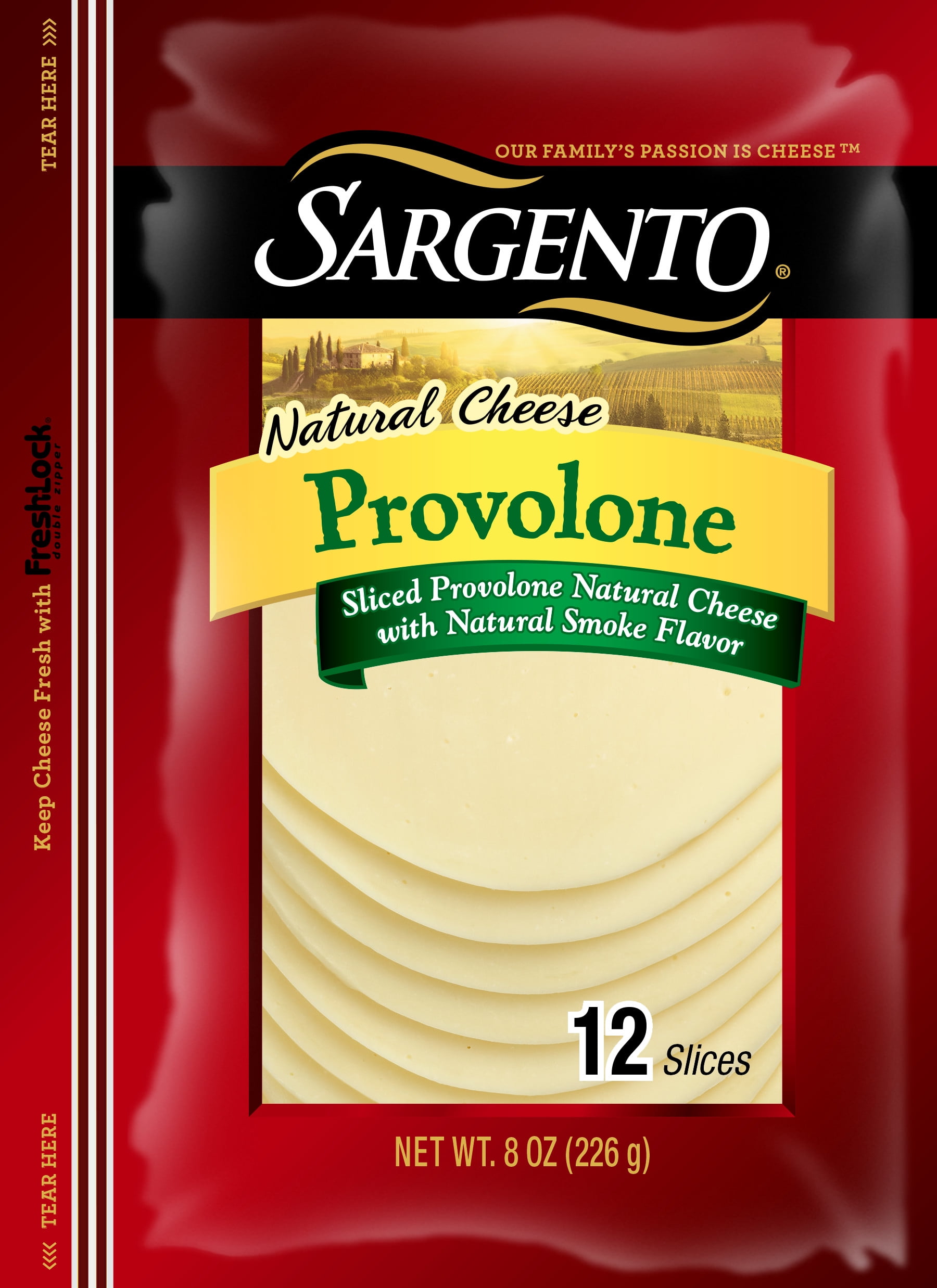 Sargento® Sliced Provolone Cheese, 8 oz
