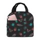 thumbnail image 1 of Disketp Colorful Insect for Insulated Lunch Bag for Women and Men, Perfect for Work, Hiking, Picnic, 1 of 8