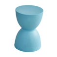 thumbnail image 2 of Reposapiés redondo otomano, decoración moderna, taburete versátil para cambiar zapatos, reposapiés para dormitorio, mesita de noche, apartamento, sala Azul brillante, 2 of 8