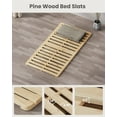 thumbnail image 6 of Japanese Tatami Mat, Tatami Bed Frame, Foldable Wood Slatted Floor Bed Frame for Futon Mattress, Breathable Floor Sleep Bedding - Full, 6 of 9