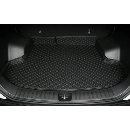 Tapis en cuir noir tapis de coffre de voiture doublure Cargo tapis plateau coffre  tapis de sol pour Hyundai Tucson 2021-2024