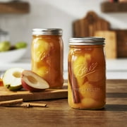 Ball Wide Mouth 32 oz. Mason Jars with Lids and Bands, for Canning and Storage, Quart, 12 Count