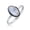 Moonstone, variant on Womens Western Silver Ring with Oval Cabochon Gemstone and Thin Band