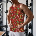 thumbnail image 5 of Pofeuu X-mas and New Year Print Men's Workout Tank Tops Sleeveless Muscle Gym Shirt Quick Dry-4X-Large, 5 of 7