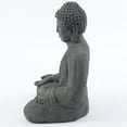 thumbnail image 6 of HomeStock French Flair Gray Mgo Meditating Buddha Outdoor Statue, 6 of 7