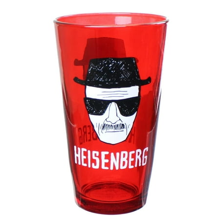 Carte Red Glass - Breaking Bad Heisenberg Red 16oz Pint Glass