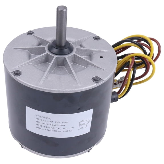 Condenser Fan Motor 1/4 HP 208-230 Volt Y7S623C835L For Zhongshan Broad-Ocean HC39GE226 HC39CQ230 HB39GQ230 185924 1185924 20409