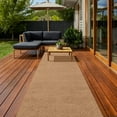 thumbnail image 6 of BESTVUE Runner Rug Outdoor Non Slips Carpet Runners Indoor Utility Area Rugs Mat for Kitchen Hallway Entryway Garage with Rubber Backing Light Brown 4ft x 11ft, 6 of 7