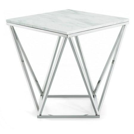 Meridian Furniture Inc Skyler Chrome End Table