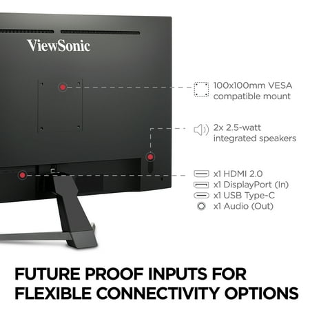 ViewSonic - VX3267U-4K 32" IPS LCD UHD Monitor (Display Port, HDMI) - Black