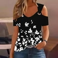 thumbnail image 4 of Women's Short Sleeve Shirts on T Shirts for Women Womens Graphic T Shirts Loose Fit Shirt, 4 of 8
