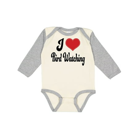 

Inktastic Bird Watcher I Love Bird Watching Gift Baby Girl Long Sleeve Bodysuit