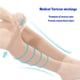 thumbnail image 4 of EeaseMX 1 par de calcetines de compresión elástica para venas deportivas de presión secundaria, calcetines de soporte para piernas de tubo medio (color piel, M), 4 of 7