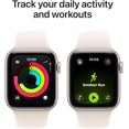 thumbnail image 3 of (Open Box) Apple Watch SE 3 (GPS) 40mm Starlight Aluminum Case with Starlight Sport Band - S/M, 3 of 6