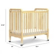 thumbnail image 6 of DaVinci Jenny Lind Pine Wood 3-in-1 Convertible Mini Crib in Natural, 6 of 6