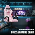 thumbnail image 3 of Bigzzia Gaming Chair Office Chair (Pink), 3 of 9