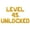 Gold, variant on Letter Balloons - LEVEL 45 UNLOCKED 16" Inch Alphabet Letters Foil Mylar Balloon 45th Birthday Party Banner (White)