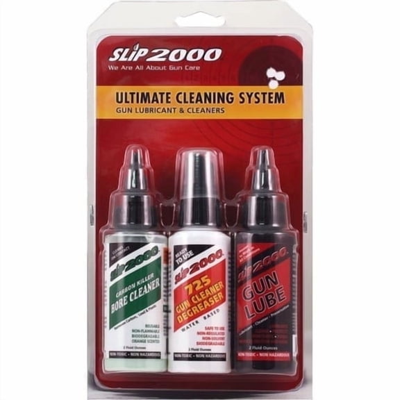 SLIP 2000 Ultimate Cleaning System, Contains Gun Lube, 725 Gun Cleaner and Carbon Killer Bore Cleaner, Combo Pack