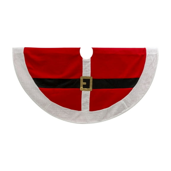 48 in. Holiday Santa Suit Tree Skirt