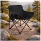 thumbnail image 3 of Silla Para Camping Playa Pesca Plegable De Lona Impermeable Negro, 3 of 5
