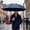 Blue, variant on Automatic Folding Umbrella 42 Inch Large Windproof Travel Umbrella with UV Protection for Rain and Sun Beige