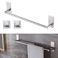 thumbnail image 5 of Self-Adhesive 40Cm Towel Rack & Hook Set - No Drilling, 304 Stainless Steel!, 5 of 9