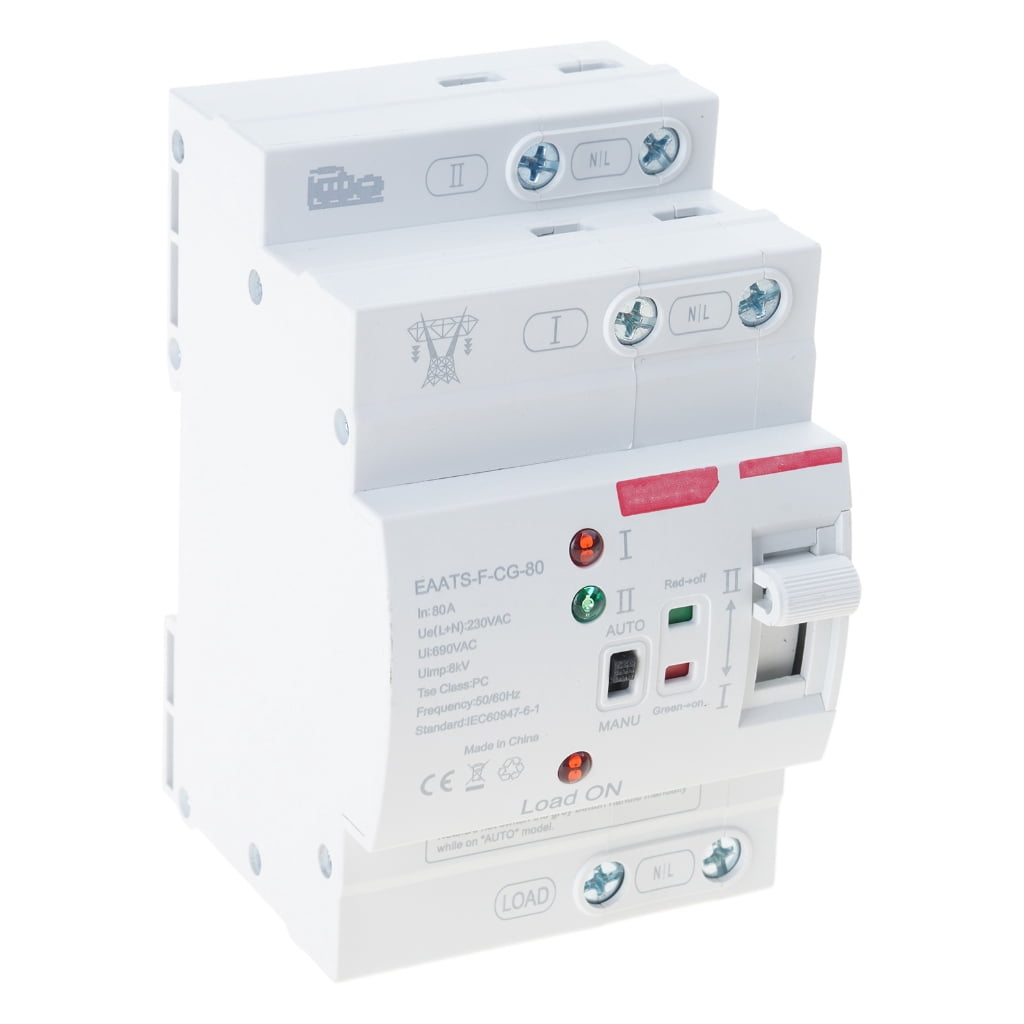 Din Rail 2P 110V/220V Electrical Selector Switches Replacement Electric Switches