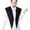 Black, variant on Womens Cape Blazer Split Sleeve Detachable Collar Open Front Casual Jacket Coat Wrap Shrugs Workwear