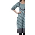 thumbnail image 4 of Moomaya Kurti Droite de Designer pour Femmes Tunique Indienne Imprimée Haut Long Kurta, 4 of 6