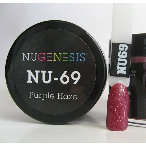NUGENESIS Nail Color Dip Dipping Powder 1.5oz/jar - NU69 Purple Haze