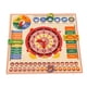 thumbnail image 4 of Reloj De Juguete Para Niños, Reloj De Enseñanza Para Niños De Madera De Tilo Para La Educación Temprana, 4 of 7