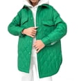 thumbnail image 4 of Txlixc Chaqueta acolchada para mujeres con cinturón ligero, cómodo, cálido, de manga larga de una sola fila Txlixc moda, 4 of 8