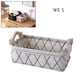 thumbnail image 1 of Organizador de ropa sucia con asas para dormitorio, baño y estantes de armario Cestas de almacenamiento rectangulares de fieltro, 1 of 8