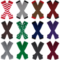 thumbnail image 2 of Conjunto navideño de guantes largos para mujer, finos, de primavera y otoño, con dedos abiertos, guantes largos decorativos por encima del codo, 2 of 6