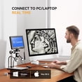 thumbnail image 3 of Elikliv 1200X Digital Microscope 1080P Coin Magnifier with 12MP Camera Sensor 10 LED Lights - Microscope for Adults, 3 of 9