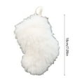 thumbnail image 3 of Christmas Stocking Long Plush Gift Bag, Pink Holiday Candy Sock for Decorations Tree Hanging Festive Party Favor(White-A), 3 of 6