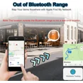 thumbnail image 5 of Air Tracker Tags - 2 Pack, Bluetooth Tracker for iPhone ipad Find My(iOS Only),Key Item Finder Locator with Sound, Smart Luggage Tag for Suitcases Keys/Bags/Pets/Wallet/Backpack,Battery Replaceable, 5 of 7