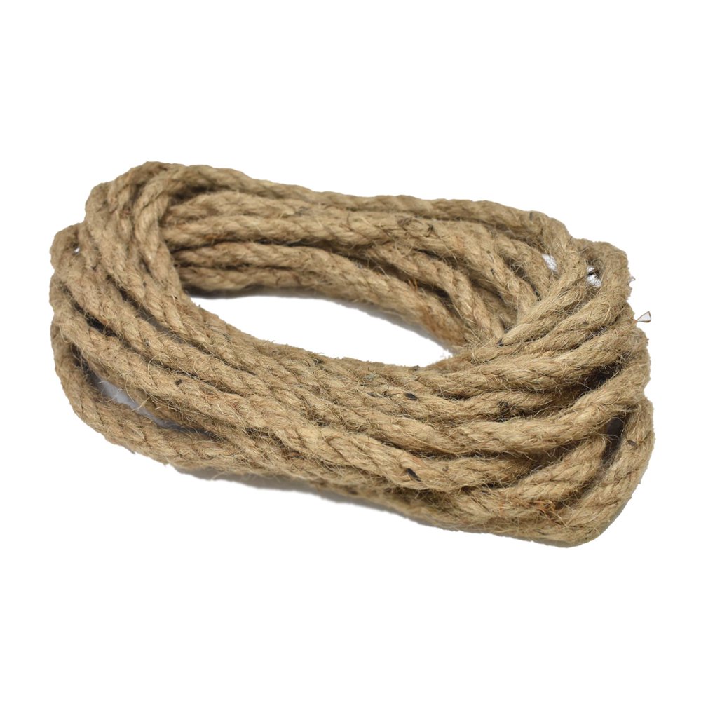 Natural Jute Craft Rope, Natural, 141/2Feet