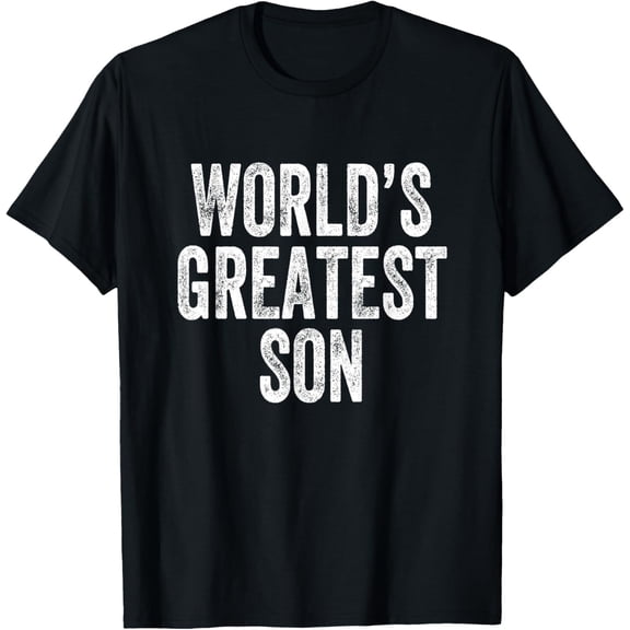 Playful Comfort Tee - World's Greatest Son T-Shirt