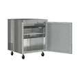 thumbnail image 2 of 27 in. One Door Commercial Undercounter Refrigerator 5 cu. ft. in Stainless-Steel (KM-UCR-1DSS), 2 of 10
