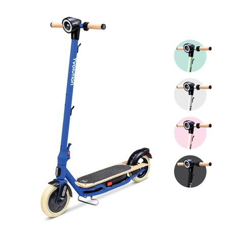 Yvolution YES Electric Scooter for Adults (Blue) LED Display  Foldable Design