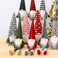 thumbnail image 2 of YESTUNE Knitted Snowflake Hat Christmas Gnome Desktop Ornaments Plush Cute Elf Soft Doll Home Desk Craftwork Bedroom Decor Living Room Bedroom Decorations Accessories, 2 of 7