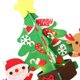 thumbnail image 3 of DIY gamuza árbol de Navidad Santa Reno escritorio de tela no tejida pequeño Mini Navidad niños preescolar artesanía regalo de oficina en casa Inevent JR0653-02, 3 of 7