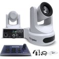 thumbnail image 1 of Cámara PTZOptics 20X-NDI + controlador HuddleCam - Paquete de inicio Ptzoptics PT20X-NDI-WH_EDI_1, 1 of 6