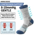thumbnail image 4 of 5 Pairs Merino Wool Hiking Socks Warm Thermal Winter Cozy Cushioned Moisture Wicking Socks for Women & Men, 4 of 6