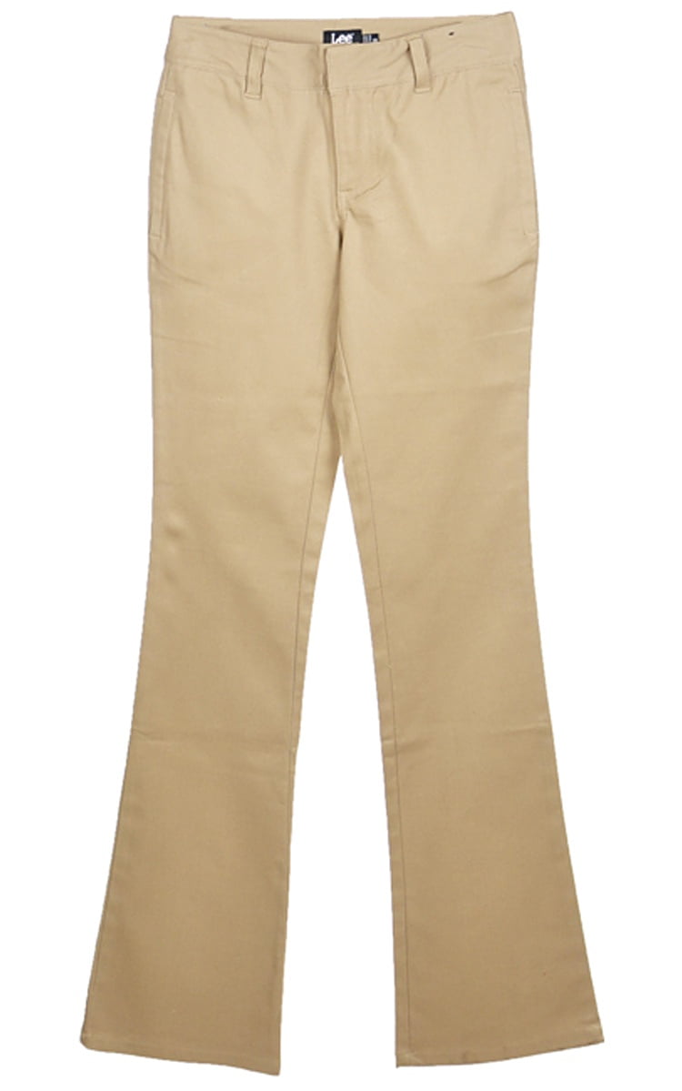 bootcut khaki pants for juniors