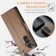 thumbnail image 4 of Funda tipo cartera para Samsung Galaxy A54 5G con bloqueo RFID, tarjetero, soporte magnético, funda protectora de piel con tapa para Samsung Galaxy A54 5G de 6,6 pulgadas, 4 of 6