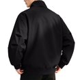 thumbnail image 4 of Lightweight Track Jackets for Men Casual Loose Fit Windbreaker Stylish Light Fall Spring Golf Work Dress Business Coat with Side Pocket, 4 of 7