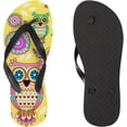 thumbnail image 3 of GZHJMY Flip Flops Slippers Owls Hippie Colorful for Women Girl Men Sandals Beach Summer Shower Slippers Summer Slippers, 3 of 5
