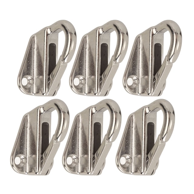 Boat Fender Hook, Fender Hanger 6Pcs Corrosion Resistant Spring Snap Easy To Install Strong Bearing for High Altitude Operations for Rope